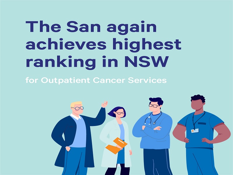 The San achieves highest ranking in NSW for outpatient cancer services again